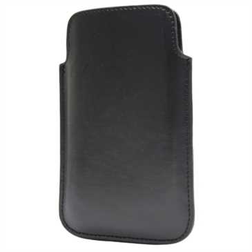 Vertikal / Pouch Kunstleder Tasche - M - für Samsung Galaxy S3 Mini, iPhone 4, 4S etc. - Schwarz