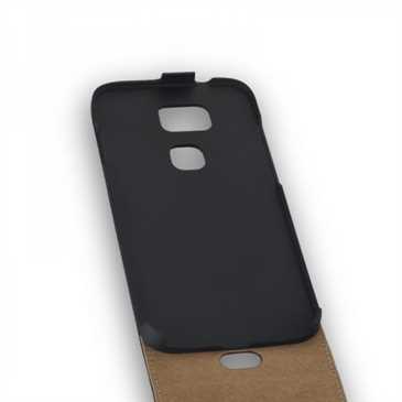 Flip-Style Tasche Vertika für Huawei G8 - mit Halterung - Schwarz