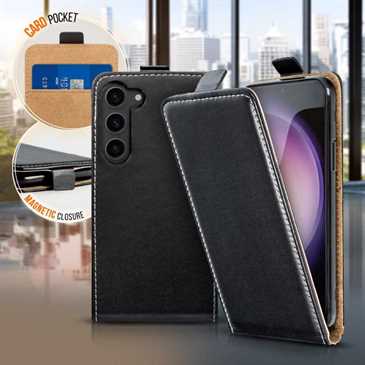Flip-Style Tasche Vertikal für Samsung Galaxy A33 5G mit Halterung, sw