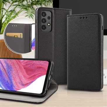 Book Wallet SMART MAGNET Tasche für Samsung Galaxy S23 Ultra 5G- schwarz