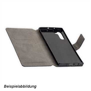 Book Wallet Tasche für Samsung Galaxy A71 mit Halterung - Schwarz