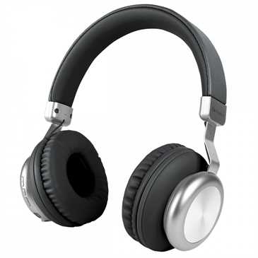 BT Bluetooth On-Ear Kopfhörer BaXx - - BT + Line-In, Bass+, Mikrofone, Volume-Control - Sw/ Si