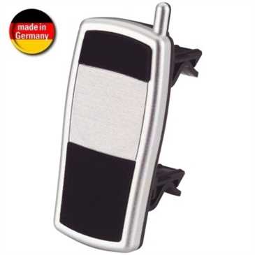 HR Auto Universal Halter Lüftungslamellen Magnet für Mobiltelefone - Alu-Matt (Made in Germany)
