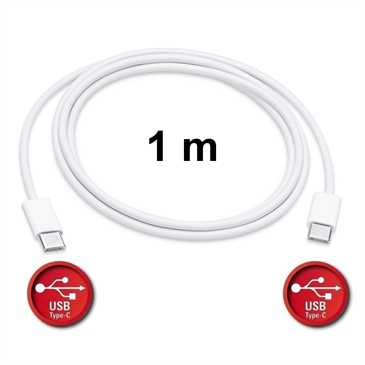 Apple MUF72ZM/A 1 m - Ladekabel USB C auf USB C Kabel - weiß (Polybeutel)