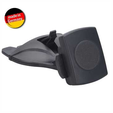 HR Auto Halter KIT Magnet CD-Smartphone für CD-Schlitz - schwarz (Made in Germany)