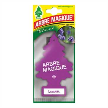 Lufterfrischer Arbre Magique 1710507, Papier, Auto, Lavendel, 5 g, 7 Wochen Frische garantiert