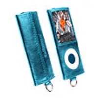 Krusell MP3 Player Encore Tasche 74141 für Apple iPod Nano 4G - blaumetallic