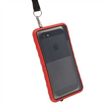 Krusell SEaLABox wasserdichte Tasche 95325 für Geräte bis 116 x 59 x 16 mm - Größe: L - Rot