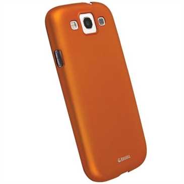 Krusell Cover 89680 für Samsung Galaxy S3 Neo, S3 LTE, S3 - Orange Metallic