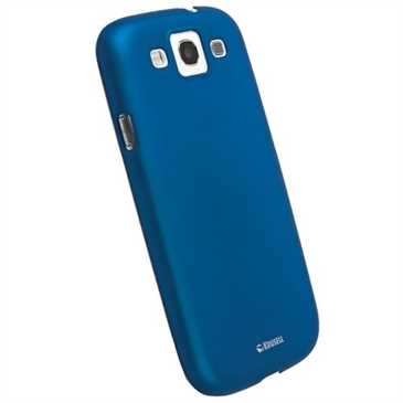 Krusell Cover 89681 für Samsung Galaxy S3 Neo, S3 LTE, S3 - Blau Metallic
