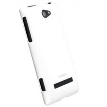 Krusell ColorCover 89809 für HTC 8S Windows Phone - Weiß Metallic