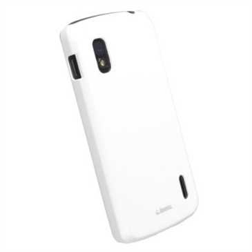Krusell Cover 89813 für Google Nexus 4, LG E960 - Weiß Metallic