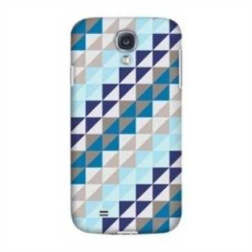 Krusell Cover 89867 für Samsung Galaxy S4, S4 LTE, i9500, i9505, i9506 - Blue Triangle