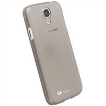 Krusell Frost Cover 89838 für Samsung Galaxy S4, S4 LTE, S4 LTE+ - Transparent Schwarz