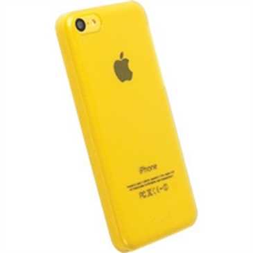 Krusell Frost Cover 89911 - passend für Apple iPhone 5C - Gelb Transparent