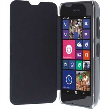 Krusell Tasche BookCover 75909 f. Nokia Lumia 530, Lumia 530 Dual Sim - Schwarz