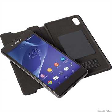Krusell Tasche Ekerö WalletStyle 60272 für Sony Xperia Z5, Xperia Z5 Dual - Schwarz