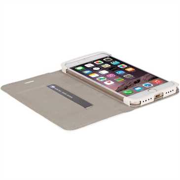 Krusell Tasche Malmö Book WalletStyle für Apple iPhone 8 Plus, iPhone 7 Plus - weiß