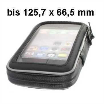 Fahrrad-/ Motorrad Tasche für Smartphone Geräte bis max. 125,7 x 66,5 mm