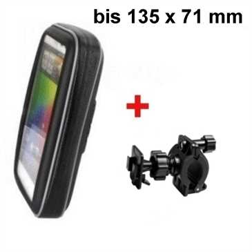 Fahrrad-/ Motorrad Halter KIT für Smartphones bis ca. 135 x 71 mm