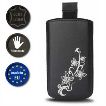 Valenta Pocket Lily 22 - Black - 411132 - Echt Leder Tasche - Easy-Out-Band (Handmade in EU)