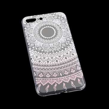 TPU Hülle Case Tasche mit Druck für Apple iPhone 8 Plus, iPhone 7 Plus - Design: Mandala