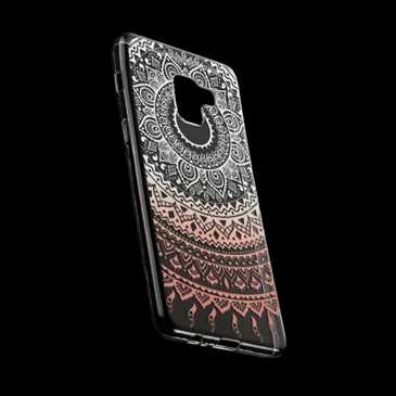 TPU Hülle Case Tasche mit Druck für Samsung Galaxy A8 Plus (2018) - Design: Mandala
