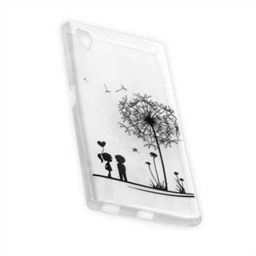 TPU Hülle Case Tasche mit Druck für Sony Xperia XA1 Plus - Design: Love