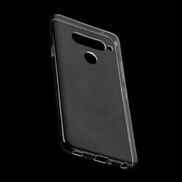 Ultra Slim TPU CaseTasche für LG V40 ThinQ - nur 0,8 mm dick - transparent