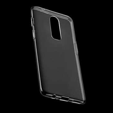 Transparente TPU Case Tasche Foggy Clear für OnePlus 6 - nur 0,8 mm dick - transparent