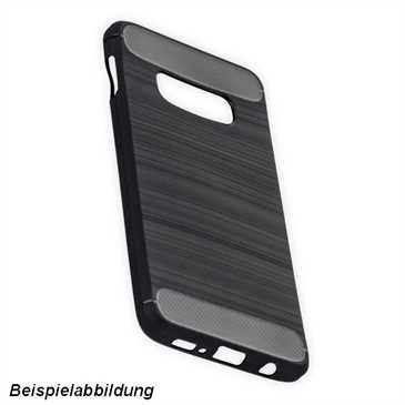 Hybrid TPU Case Handyhülle im Black Hybrid Look für Samsung Galaxy S21